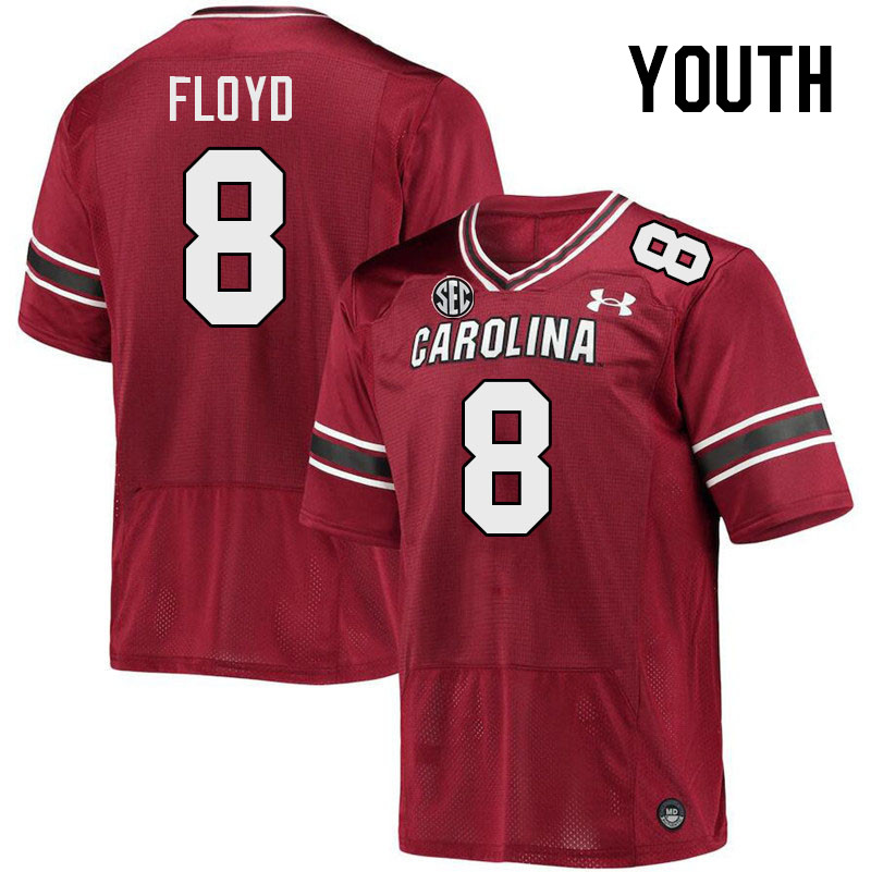 Youth #8 Emory Floyd South Carolina Gamecocks College Football Jerseys Stitched-Garnet